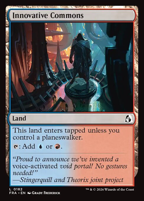 CAD Innovative Commons card from the Reality Fracture set