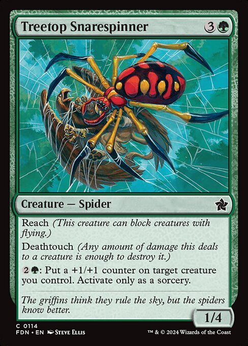 Treetop Snarespinner (FOIL)