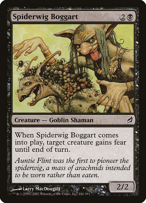 Spiderwig Boggart card from the Lorwyn set