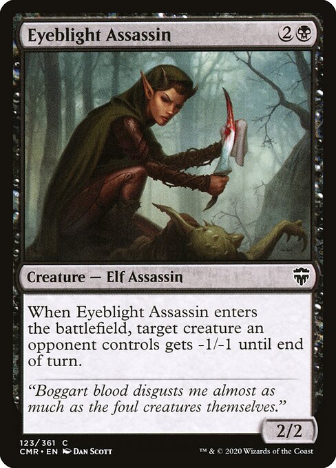  Foil Eyeblight Assassin card from the Commander Legends set