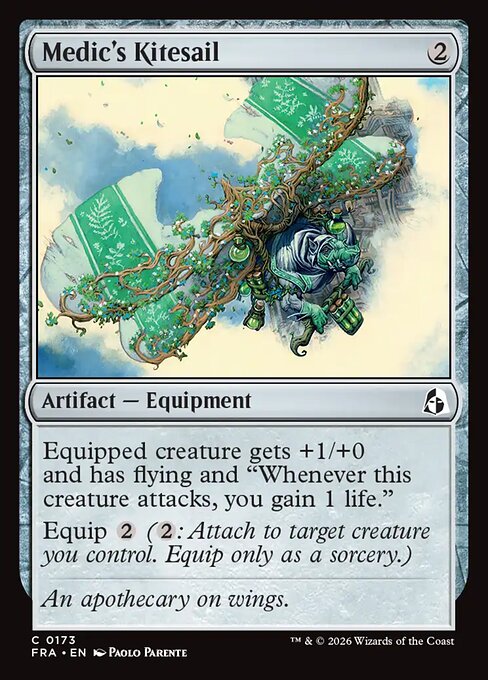  Foil CAD Medic's Kitesail card from the Reality Fracture set