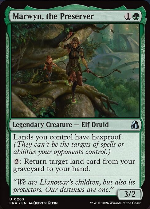 CAD Marwyn, the Preserver card from the Reality Fracture set