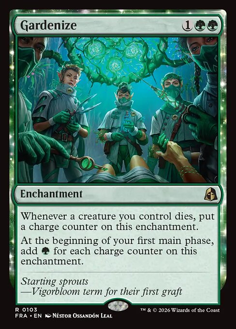 CAD Gardenize card from the Reality Fracture set