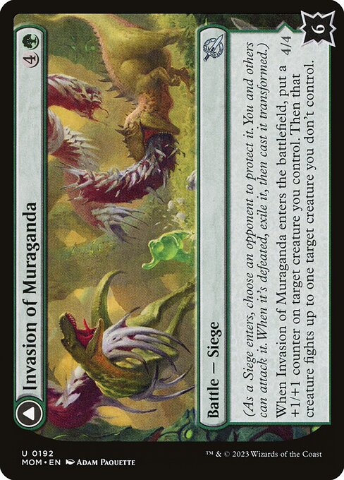  Foil Invasion of Muraganda // Primordial Plasm card from the March of the Machine set