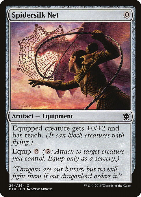 Spidersilk Net card from the Dragons of Tarkir set