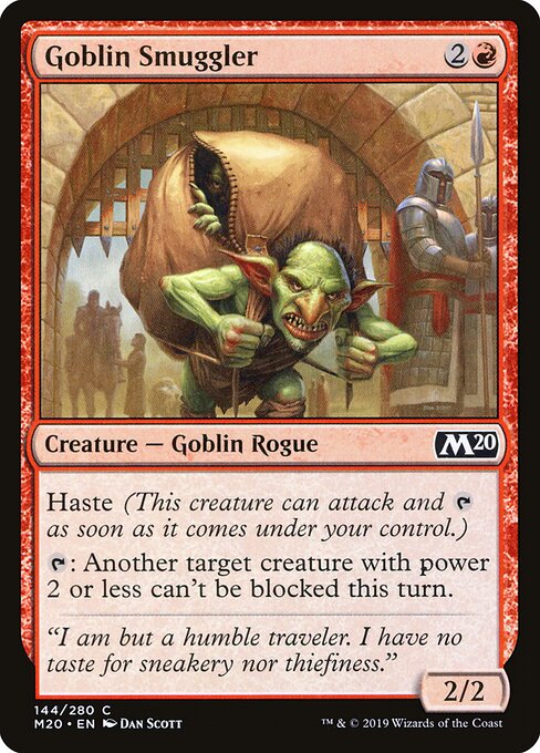CAD Goblin Smuggler card from the Core Set 2020 set
