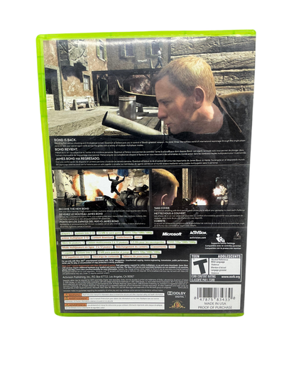 Game console cover with a character and action scenes on a white background