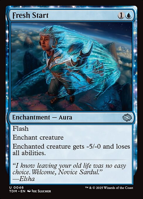 CAD Fresh Start card from the Tarkir: Dragonstorm set
