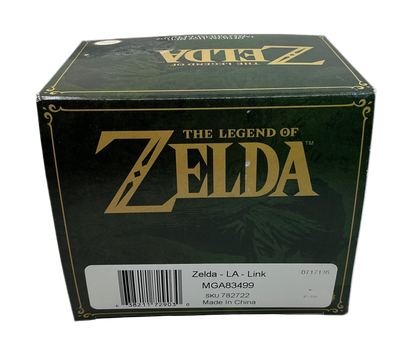 Box of 'The Legend of Zelda' with branding and product details.