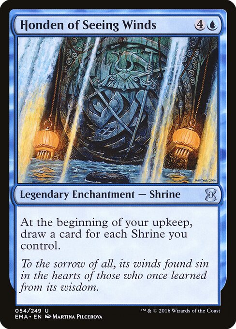 Honden of Seeing Winds card from the Eternal Masters set