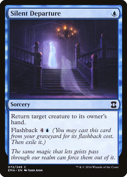 Silent Departure card from the Eternal Masters set