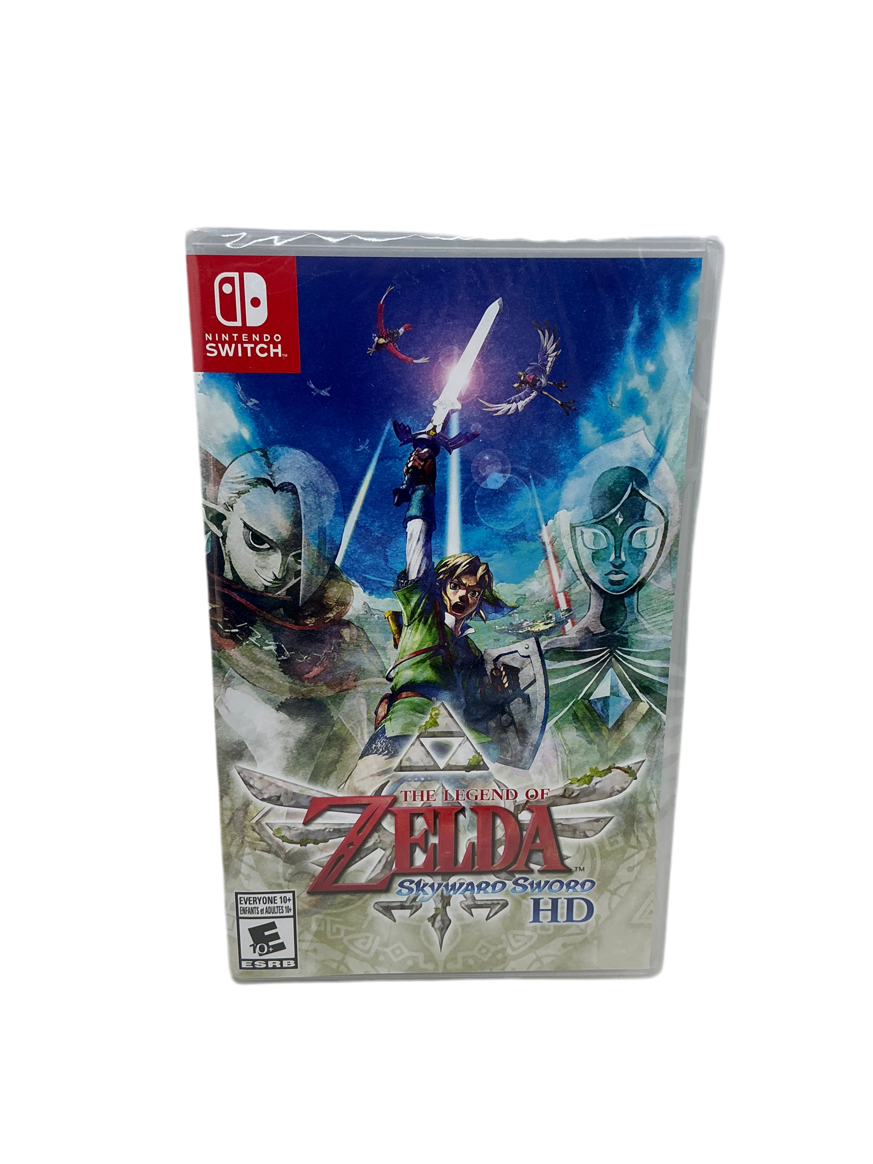 Front of game case for the Legend of Zelda: Skyward Sword edition on Nintendo Switch.