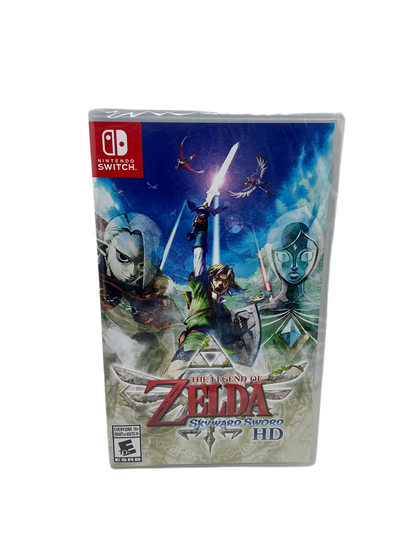 Front of game case for the Legend of Zelda: Skyward Sword edition on Nintendo Switch.