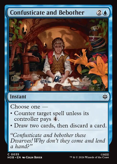Confusticate and Bebother (FOIL)