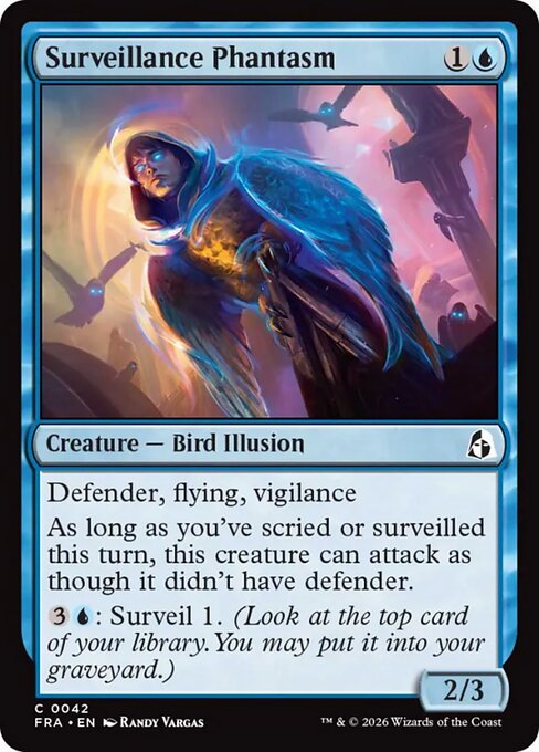 CAD Surveillance Phantasm card from the Reality Fracture set