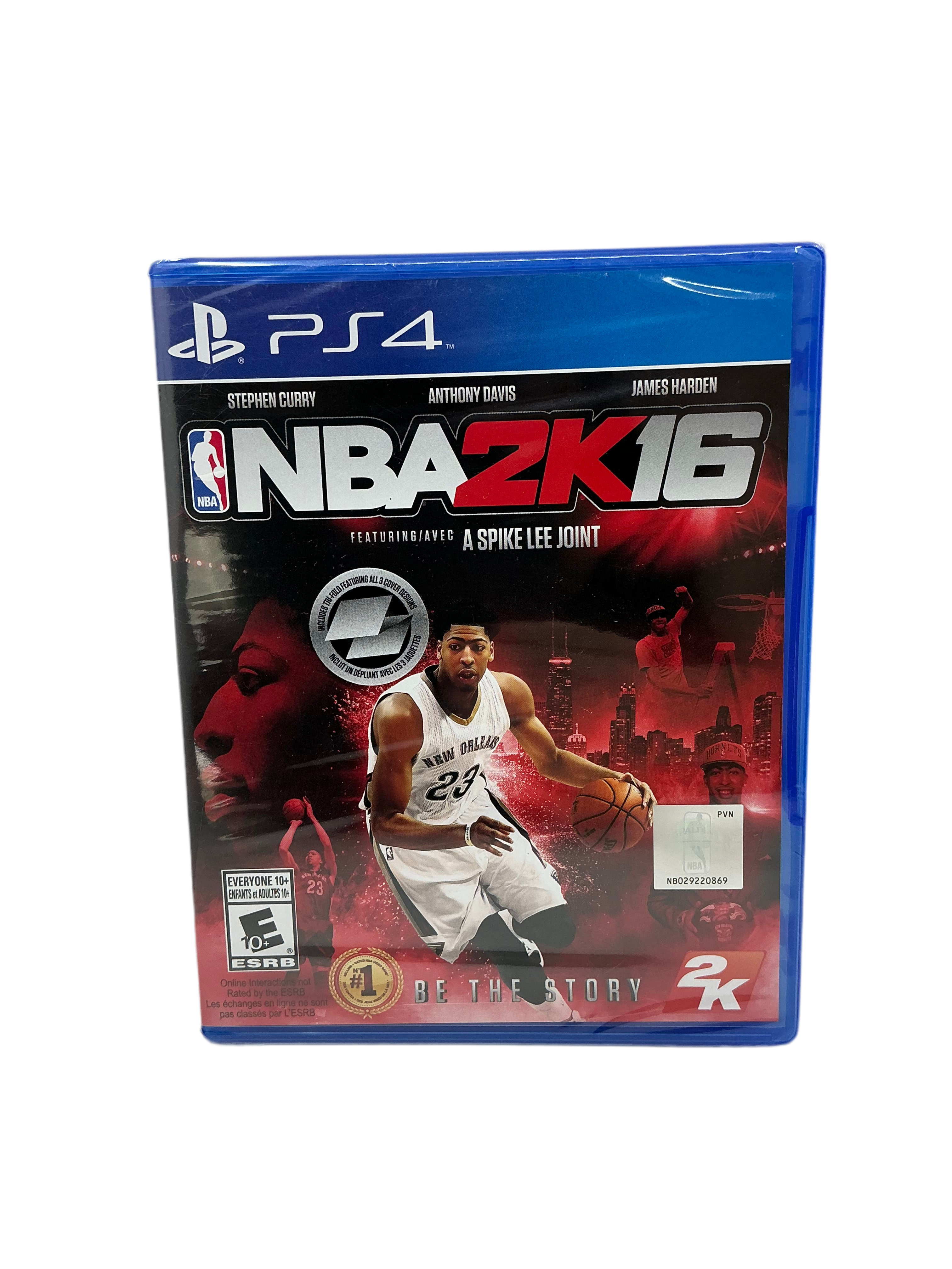 NBA 2K16 video game case for PS4 on a white background