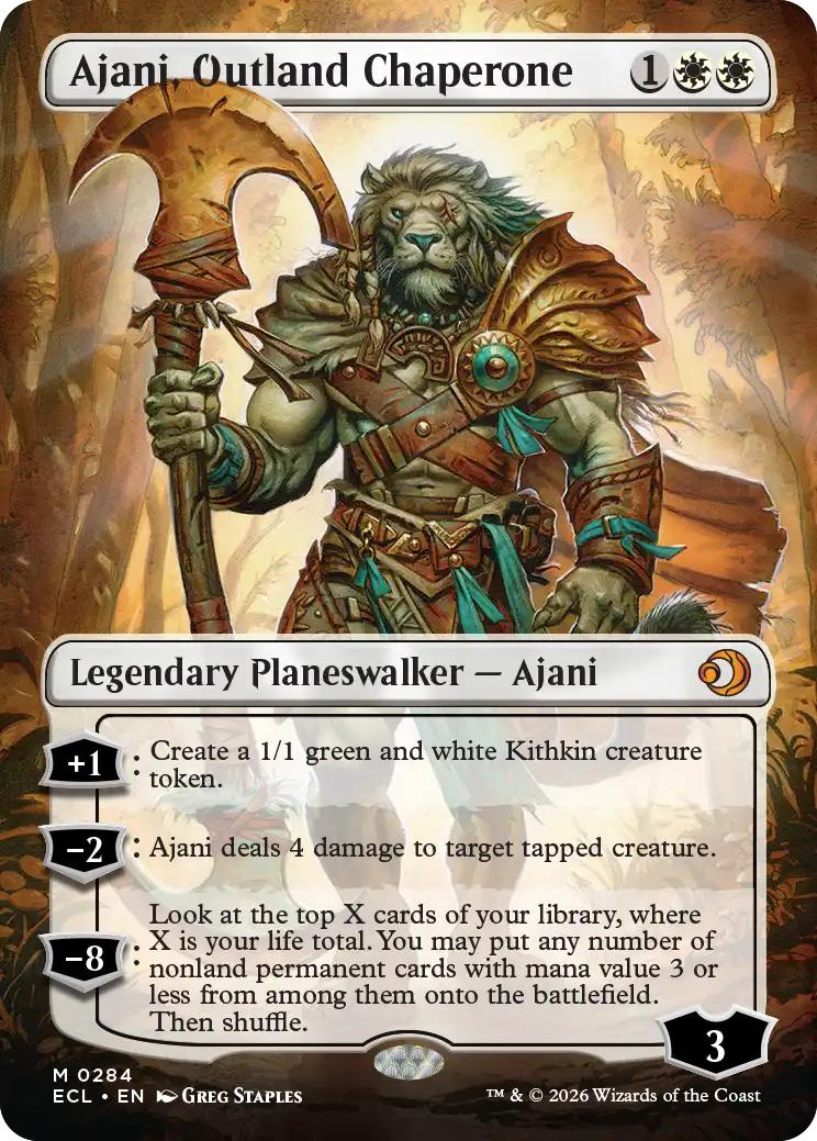 Ajani, Outland Chaperone - Borderless