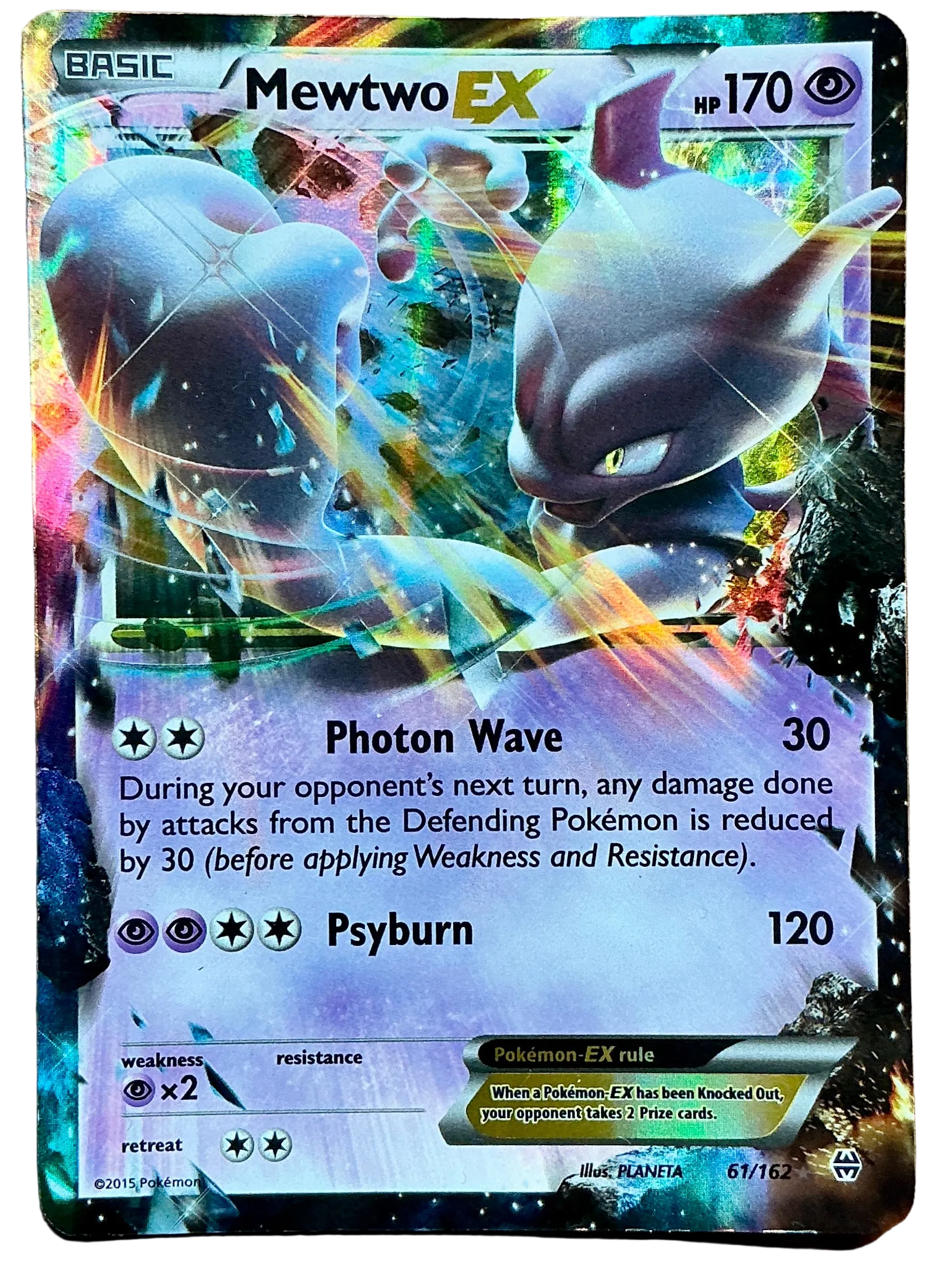 Mewtwo EX Foil - BREAKthrough - 61/162