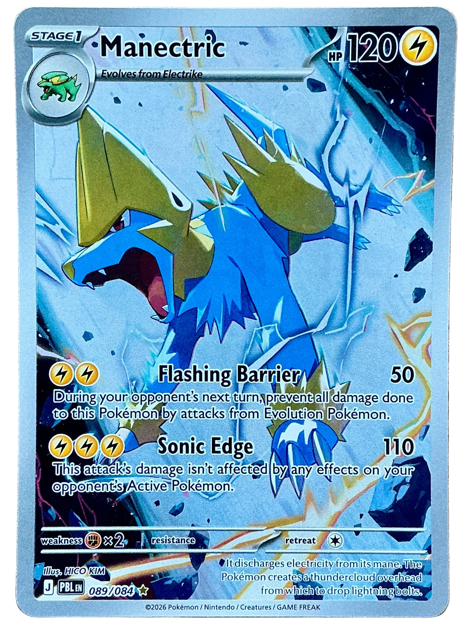 Manectric (Illustration Rare) - Pitch Black - 089/084