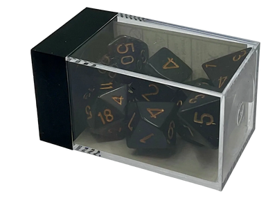 Chessex Black (Gold) Polyhedral Dice