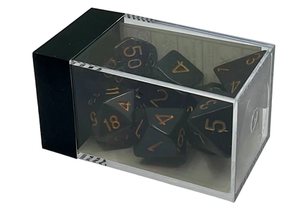 Chessex Black (Gold) Polyhedral Dice