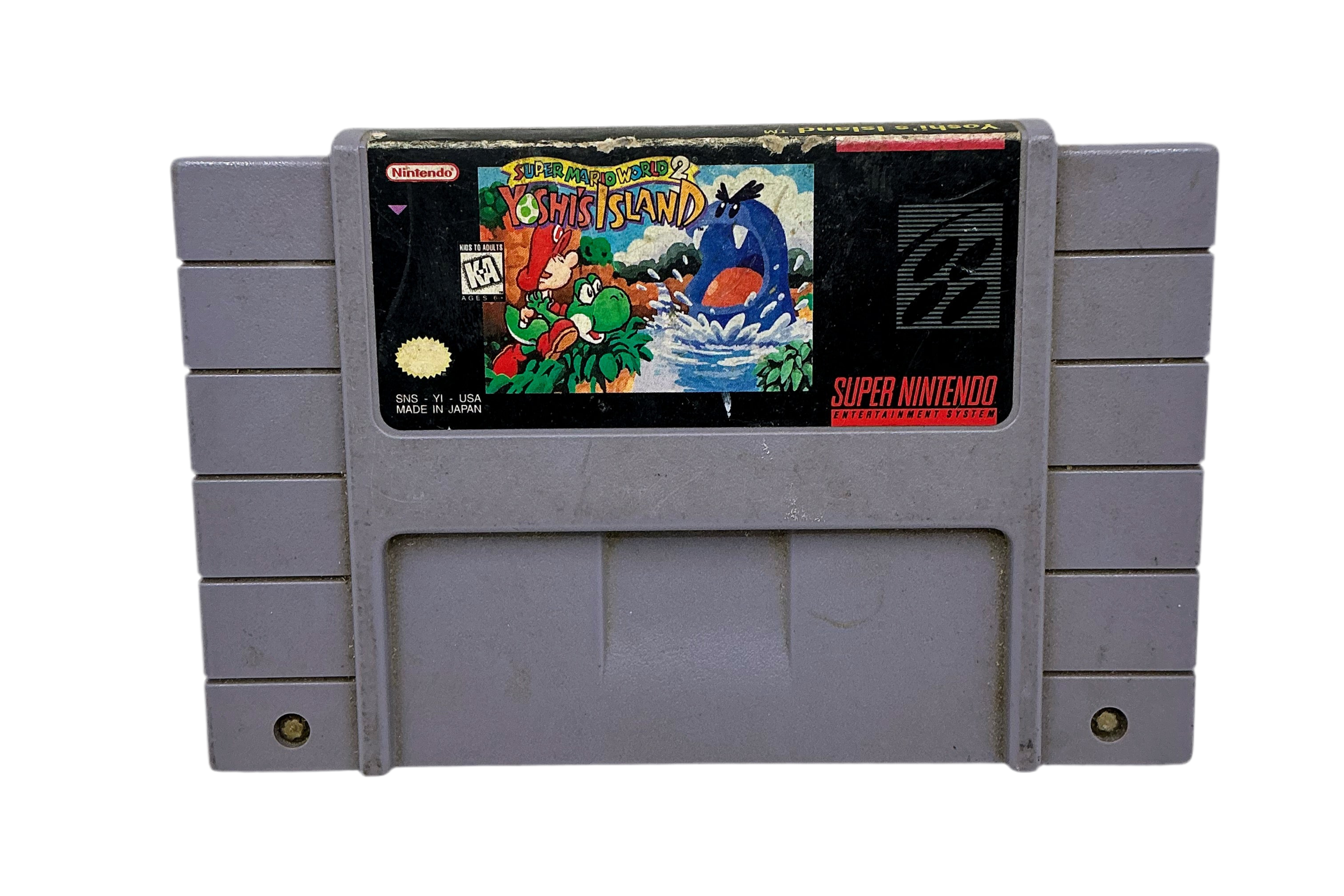 Super Nintendo Entertainment System game cartridge with 'Castlevania: Symphony of the Night' on a white background