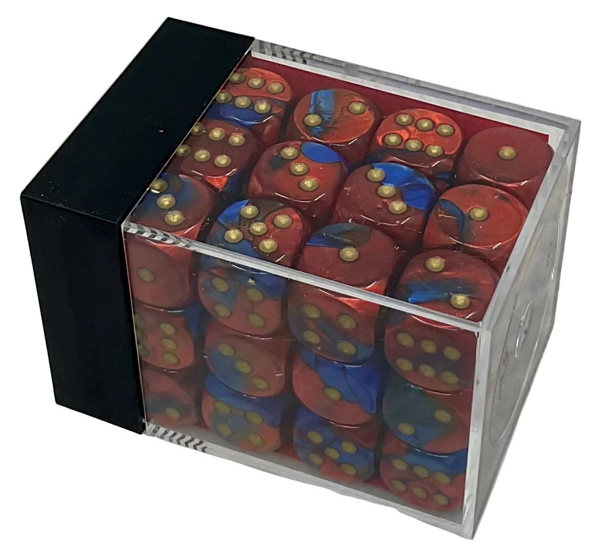 Chessex Gemini® Blue-Red (Gold)