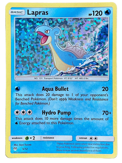 Lapras (McDonald's Foil) - M19 - 5/12
