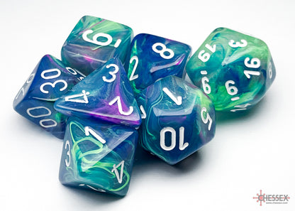 Chessex Waterlily™ (White) Polyhedral Dice