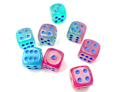Chessex Gemini® Gel Green-Pink (Blue)