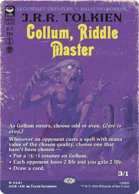 Gollum, Riddle Master - Borderless