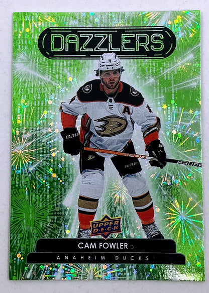 2022 UD Dazzlers Cam Fowler DZ-23 [Green]