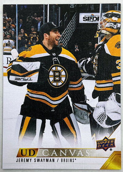 2022-2023 UD Canvas Series 1 Jeremy Swayman #C8