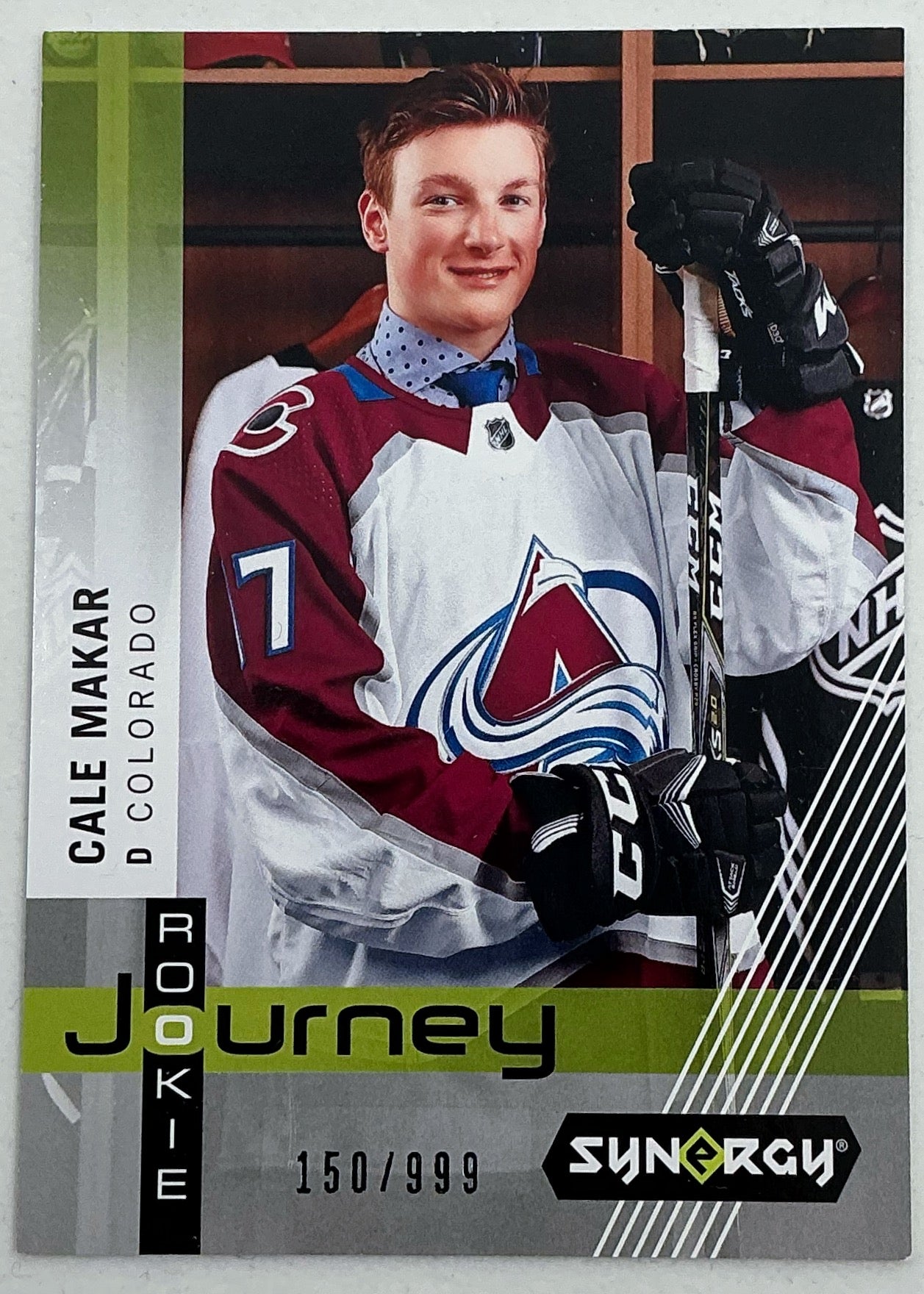 2019-2020 UD Synergy Rookie Journey Cale Makar #RP-1 /999