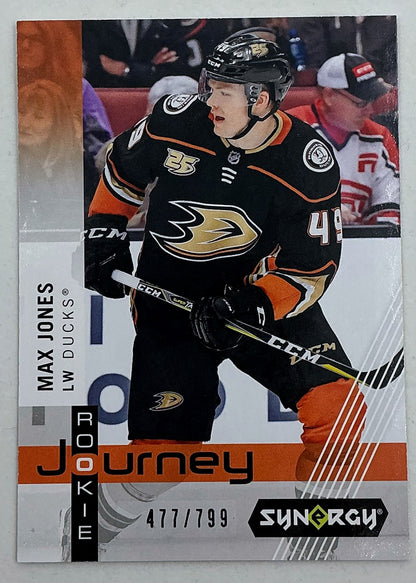 2019-2020 UD Synergy Rookie Journey Max Jones #RP-5 /799