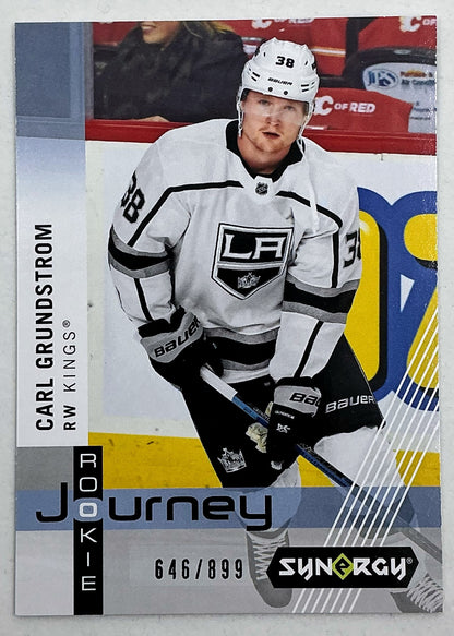 2019-2020 UD Synergy Rookie Journey Carl Grundstrom #RP-6 /899