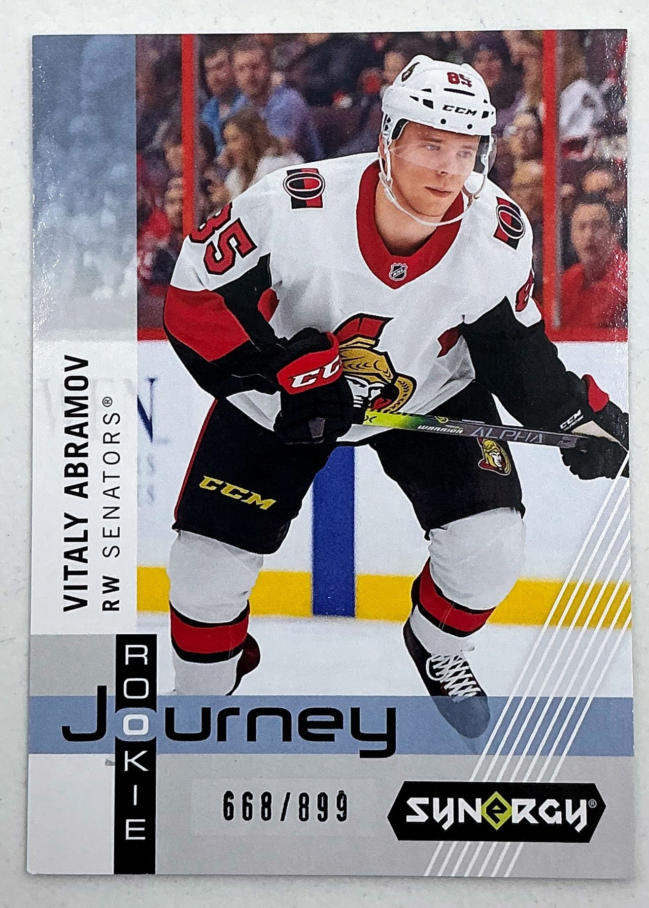 2019-2020 UD Synergy Rookie Journey Vitaly Abramov #RP-8 /899
