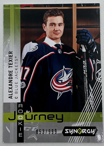 2019-2020 UD Synergy Rookie Journey Alexandre Texier #RP-10 /999