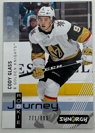 2019-2020 UD Synergy Rookie Journey Cody Glass #RP-13 /899
