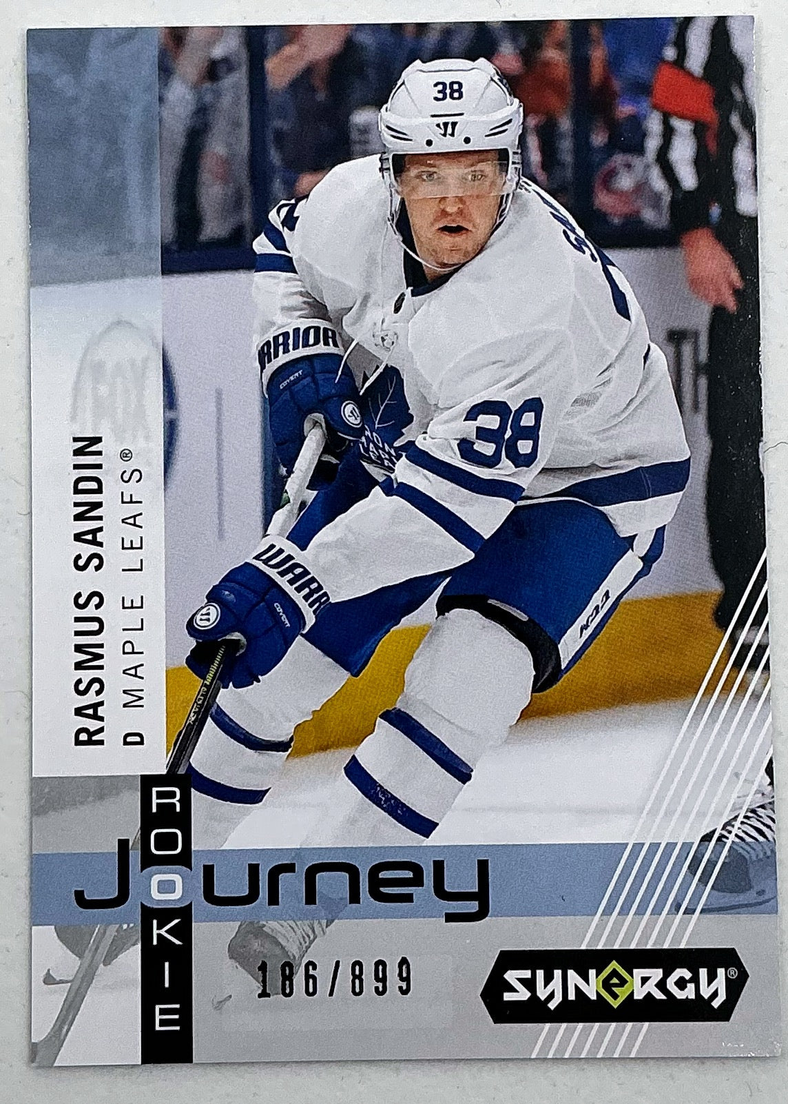 2019-2020 UD Synergy Rookie Journey Rasmus Sandin #RP-14 /899