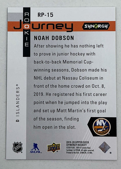 2019-2020 UD Synergy Rookie Journey Noah Dobson #RP-15 /799