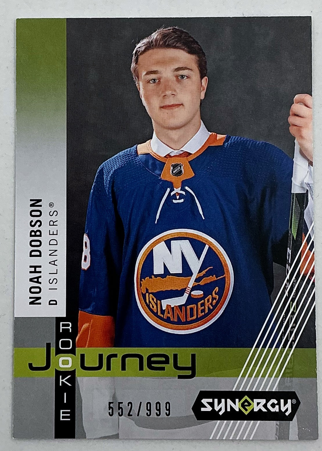 2019-2020 UD Synergy Rookie Journey Noah Dobson #RP-15 /999
