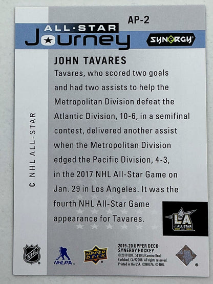 2019-2020 UD Synergy All-Star Journey John Tavares #AP-2 /899