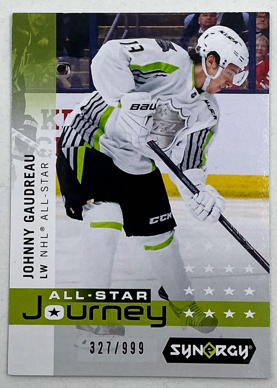2019-2020 UD Synergy All-Star Journey Johnny Gaudreau #AP-4 /999