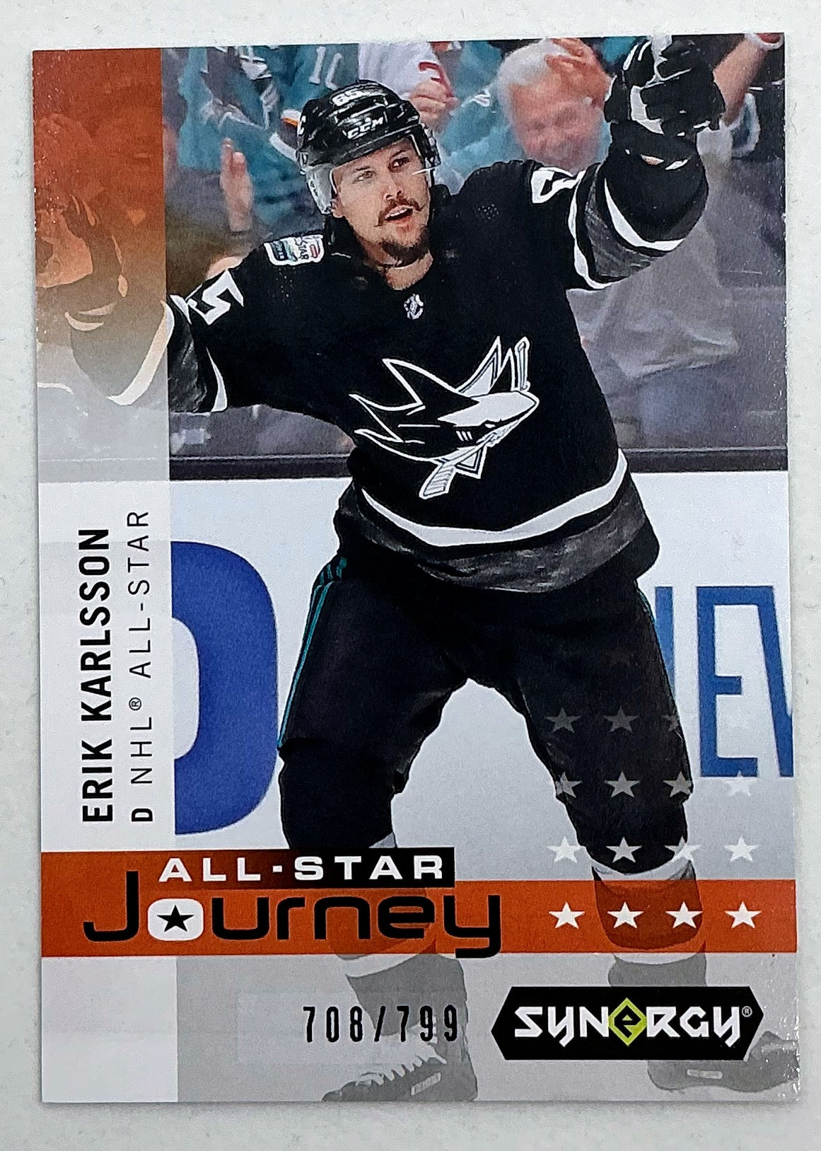 2019-2020 UD Synergy All-Star Journey Erik Karlsson #AP-6 /799