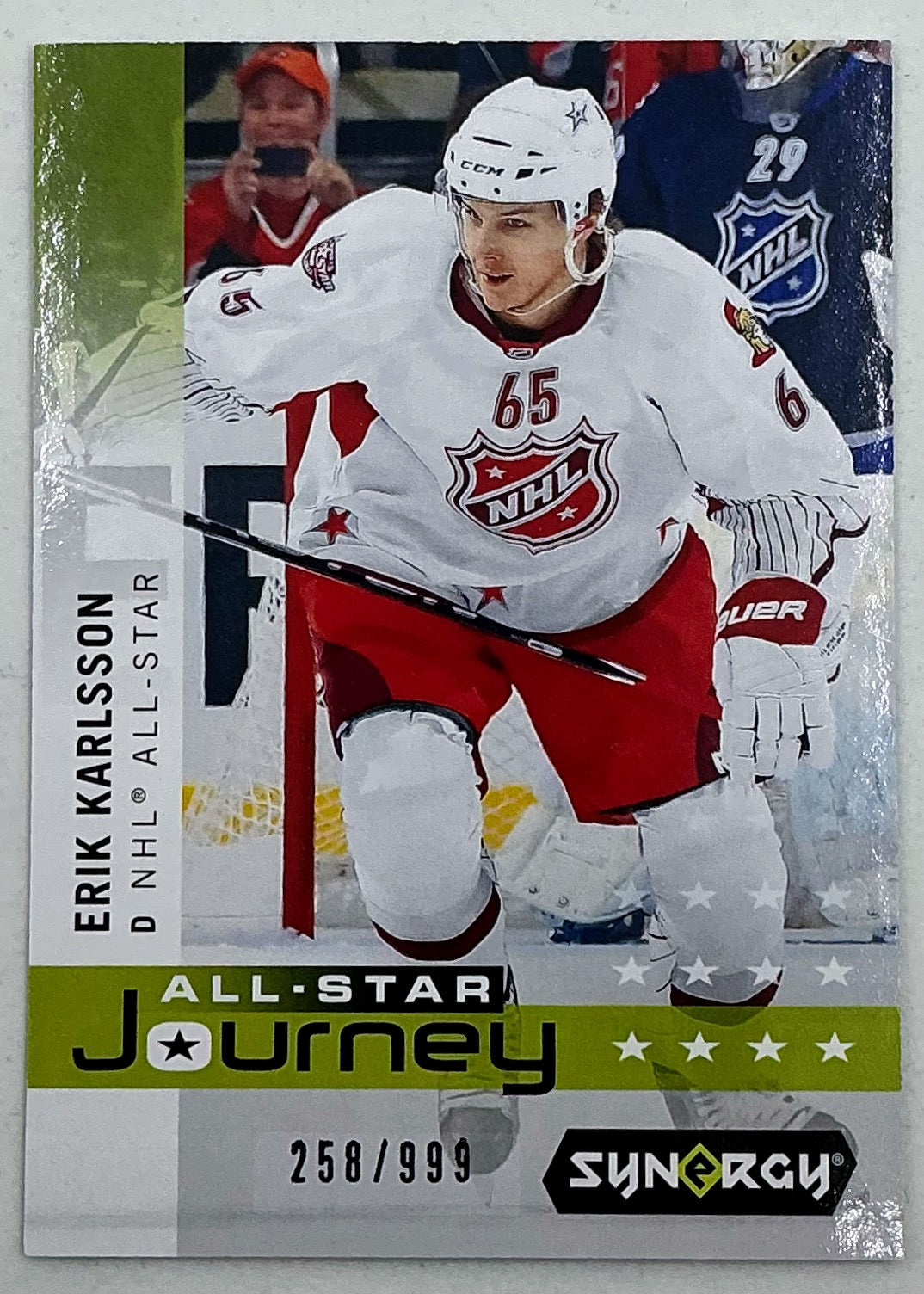 2019-2020 UD Synergy All-Star Journey Erik Karlsson #AP-6 /999