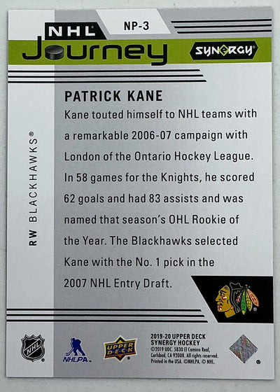 2019-2020 UD Synergy NHL Journey Patrick Kane #NP-3 /999