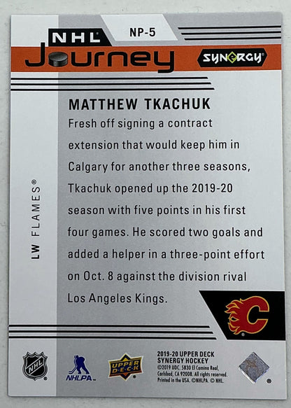 2019-2020 UD Synergy NHL Journey Matthew Tkachuk #NP-5 /799