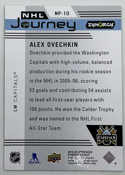 2019-2020 UD Synergy NHL Journey Alex Ovechkin #NP-10 /899