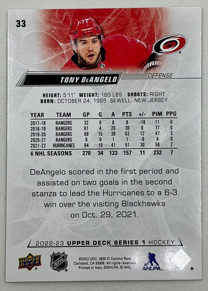 2022-2023 NHL Series 1 Tony DeAngelo